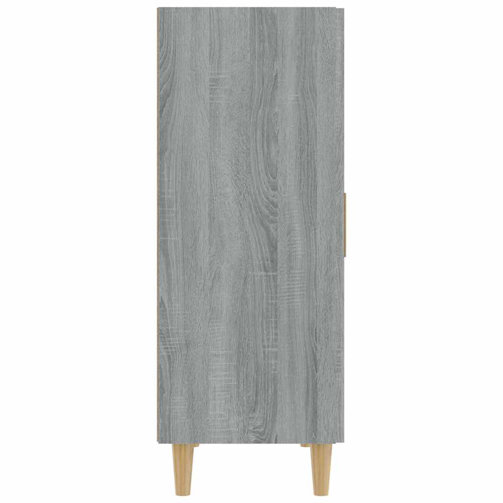 skænk 70x34x90 cm konstrueret træ grå sonoma-eg