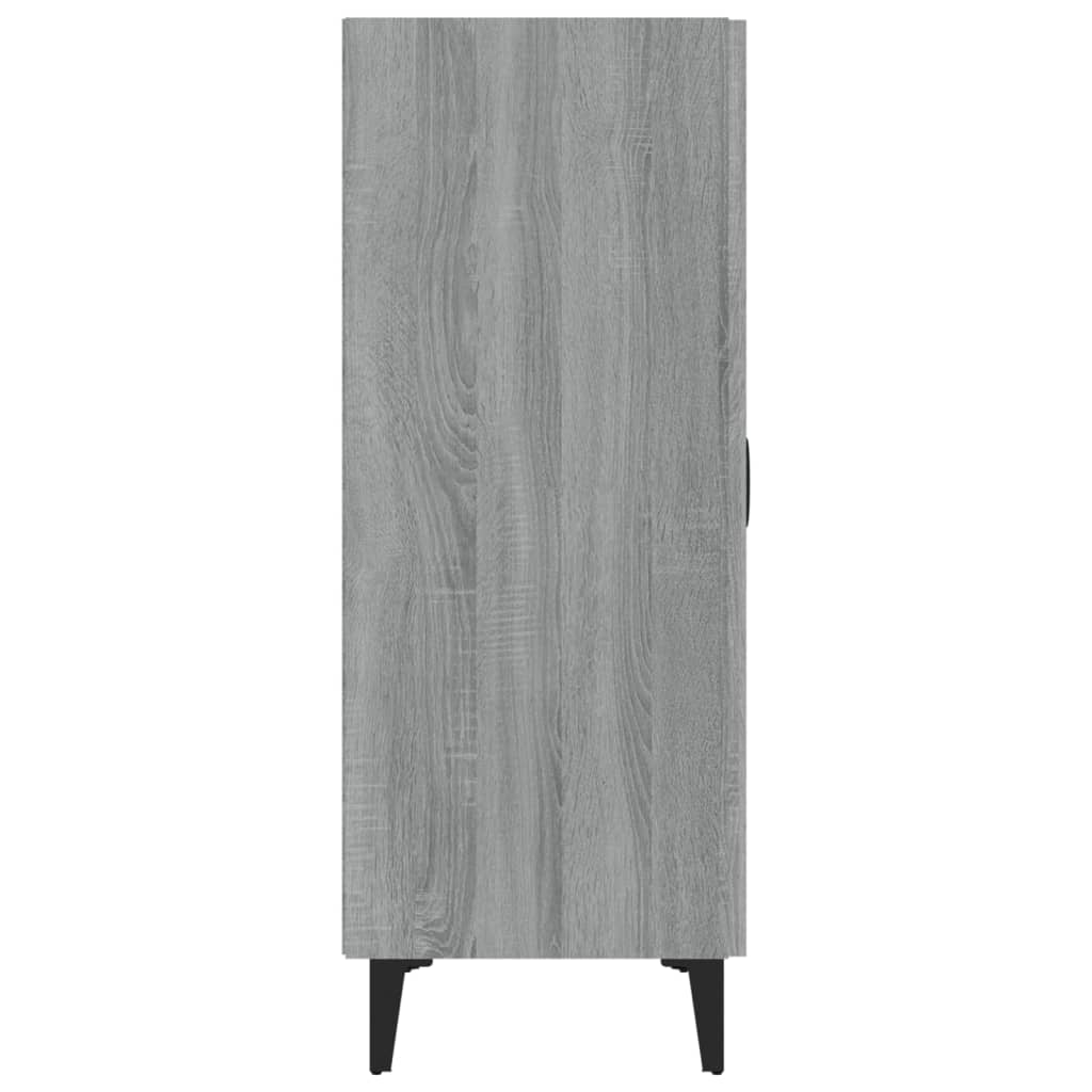 skænk 70x34x90 cm konstrueret træ grå sonoma-eg