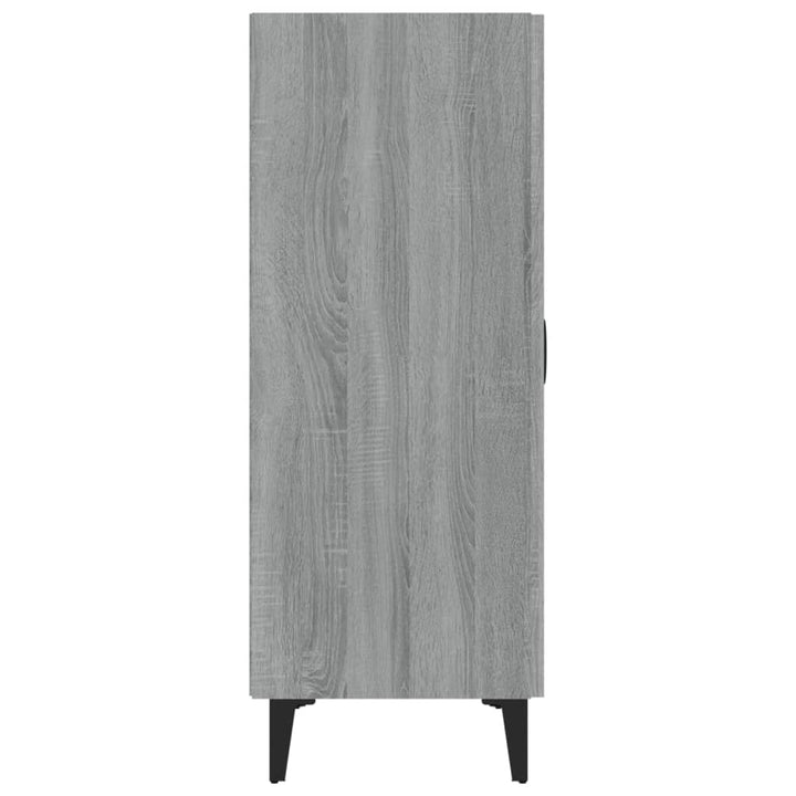 skænk 70x34x90 cm konstrueret træ grå sonoma-eg