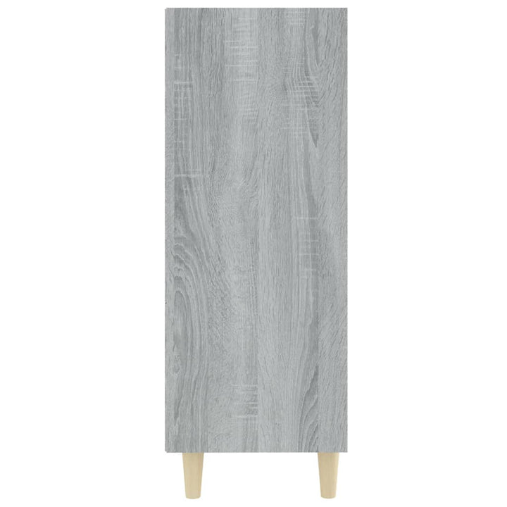 skænk 69,5x32,5x90 cm konstrueret træ grå sonoma-eg