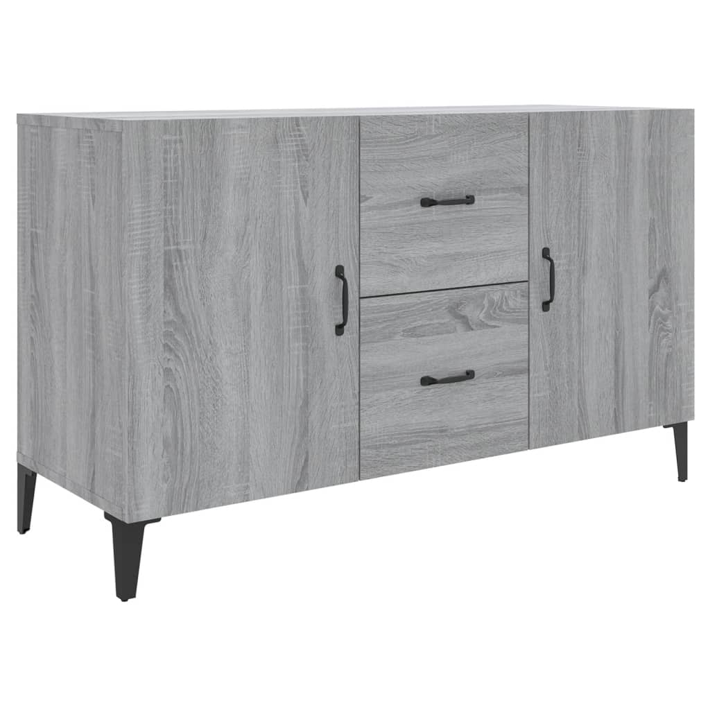 skænk 100x36x60 cm konstrueret træ grå sonoma-eg