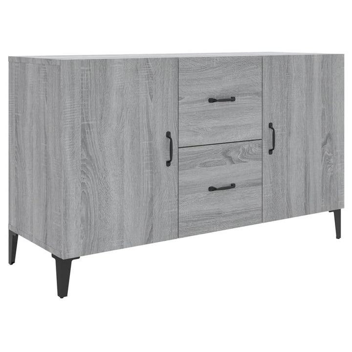 skænk 100x36x60 cm konstrueret træ grå sonoma-eg