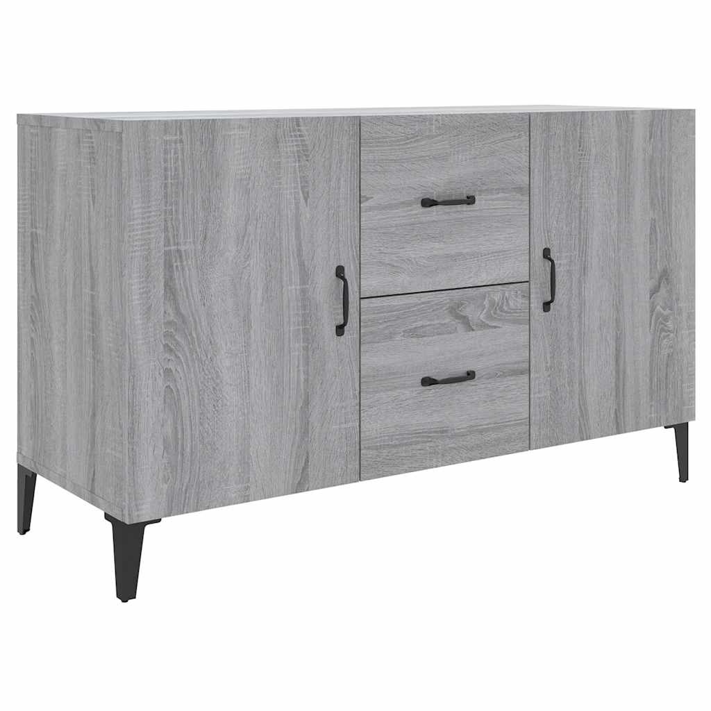 skænk 100x36x60 cm konstrueret træ grå sonoma-eg