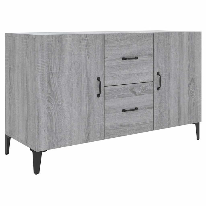 skænk 100x36x60 cm konstrueret træ grå sonoma-eg