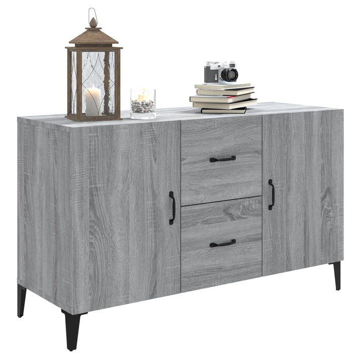skænk 100x36x60 cm konstrueret træ grå sonoma-eg