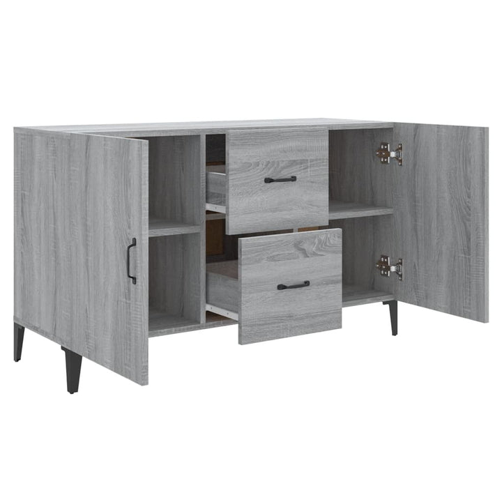 skænk 100x36x60 cm konstrueret træ grå sonoma-eg