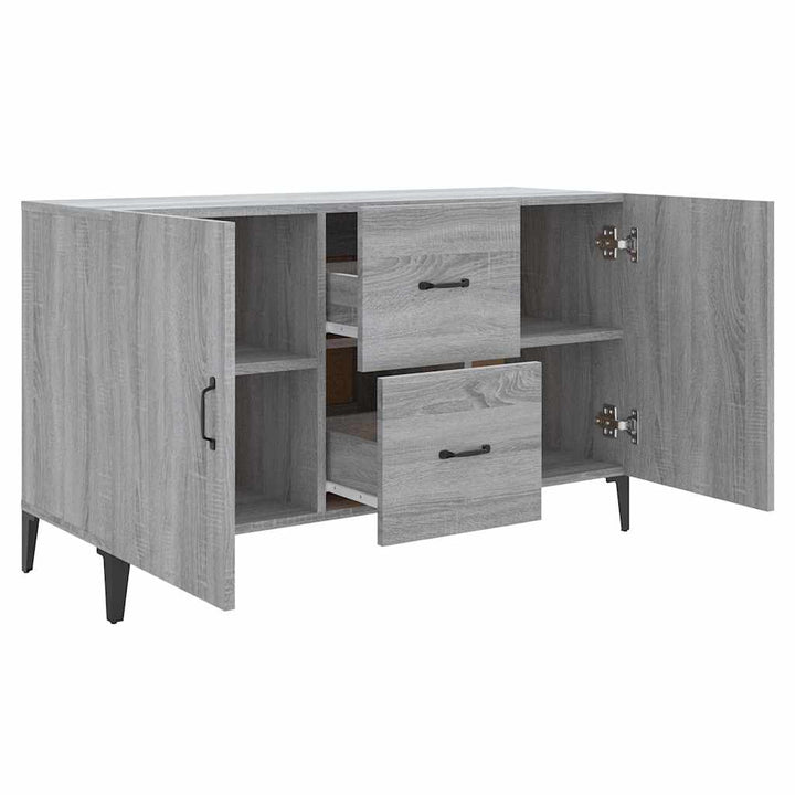 skænk 100x36x60 cm konstrueret træ grå sonoma-eg
