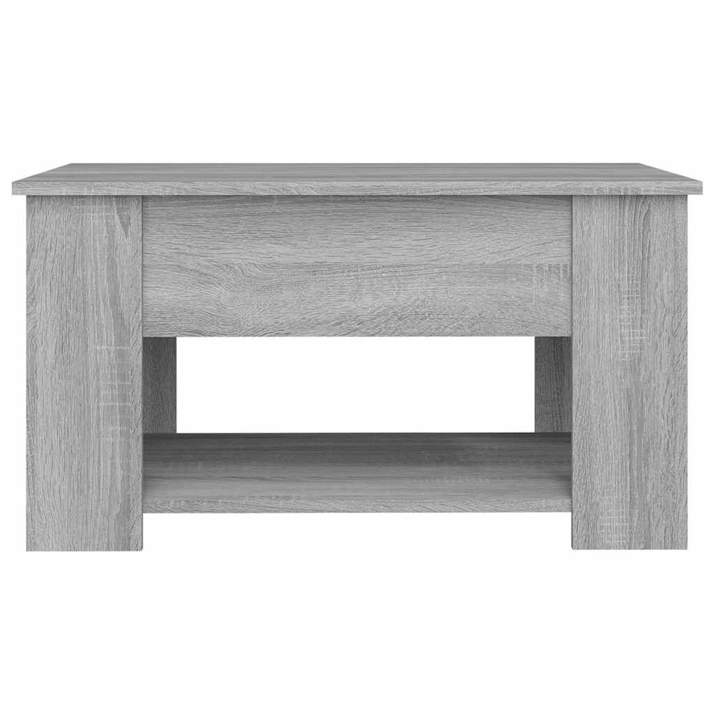 sofabord 79x49x41 cm konstrueret træ grå sonoma-eg
