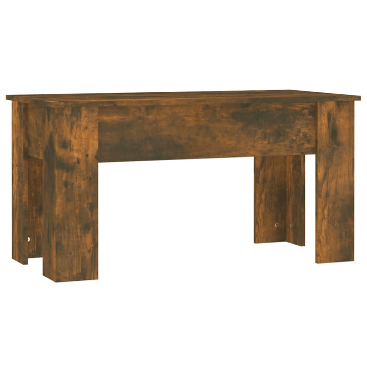 sofabord 101x49x52 cm konstrueret træ røget egetræsfarve