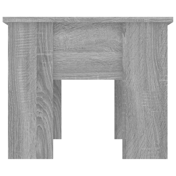 sofabord 79x49x41 cm konstrueret træ grå sonoma-eg
