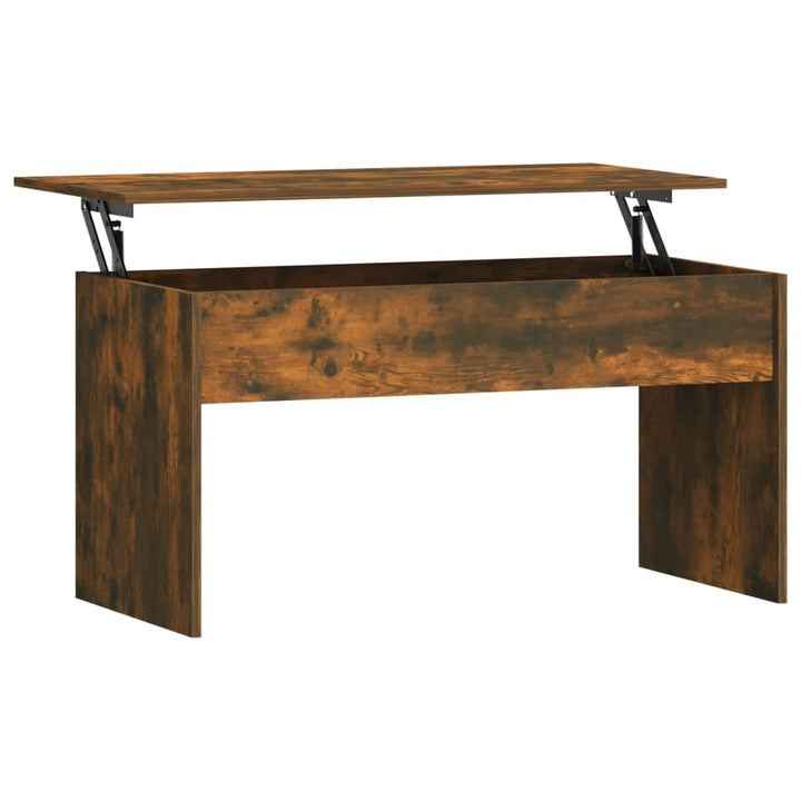 sofabord 102x50,5x52,5 cm konstrueret træ røget egetræsfarve