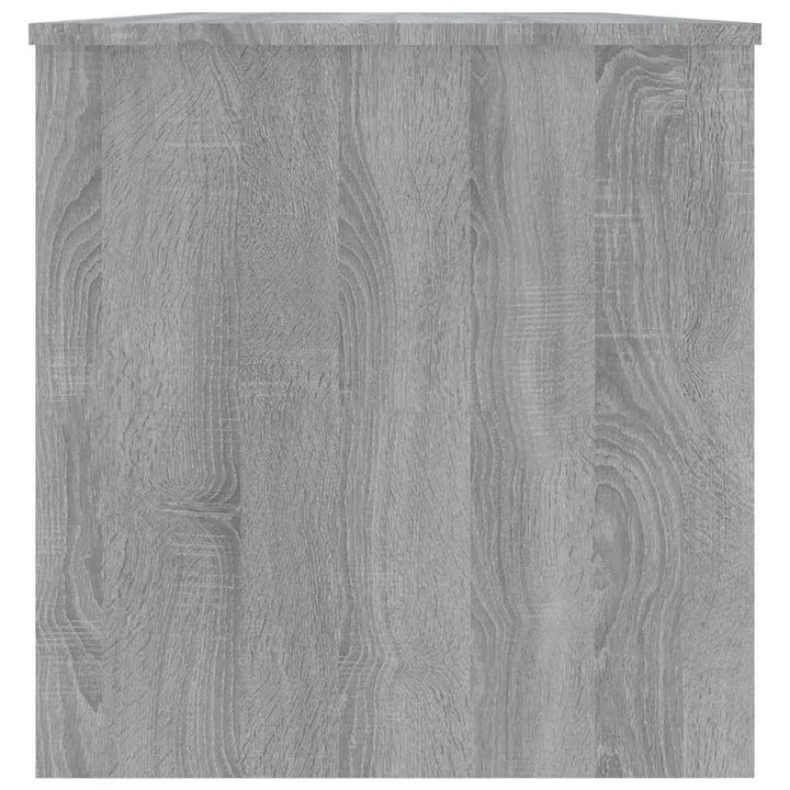 sofabord 102x50x52,5 cm konstrueret træ grå sonoma-eg