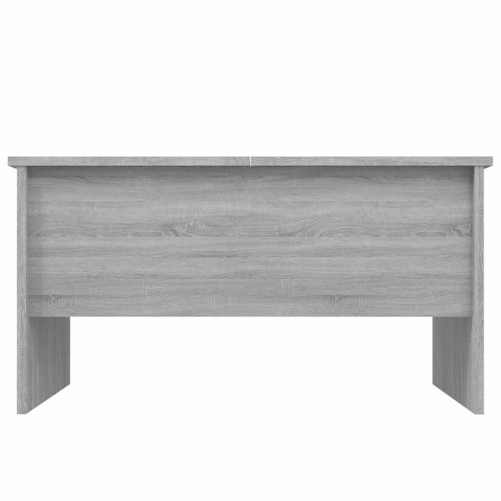 sofabord 80x50x42,5 cm konstrueret træ grå sonoma-eg