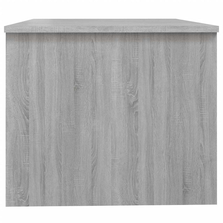 sofabord 80x50x42,5 cm konstrueret træ grå sonoma-eg