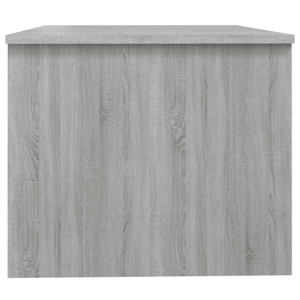 sofabord 80x50x42,5 cm konstrueret træ grå sonoma-eg