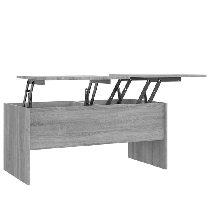 sofabord 102x50,5x46,5 cm konstrueret træ grå sonoma-eg