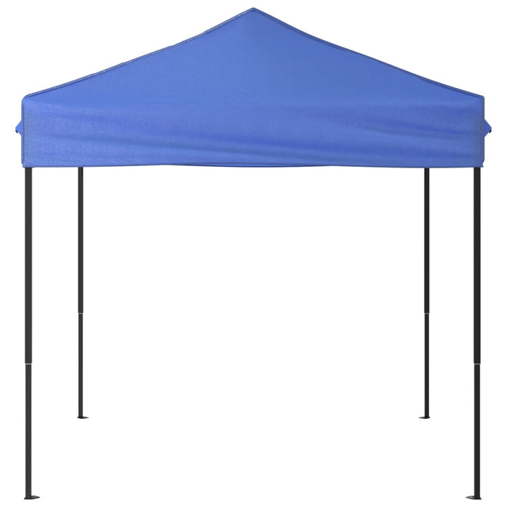 foldbart festtelt 2x2 m blå