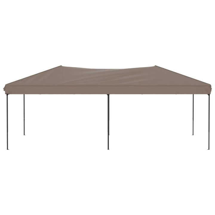 foldbart festtelt 3x6 m gråbrun
