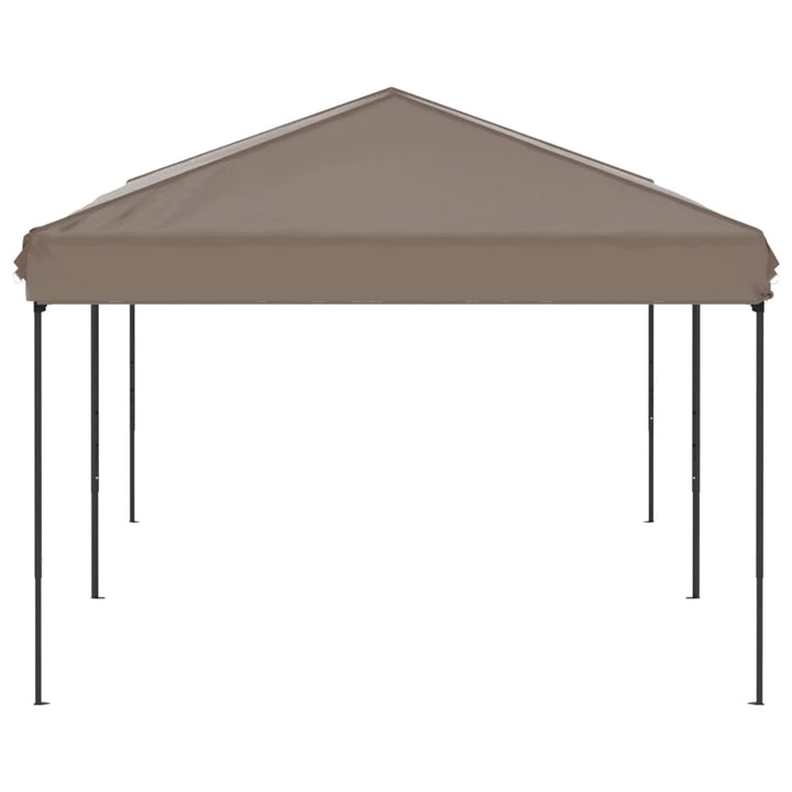 foldbart festtelt 3x6 m gråbrun