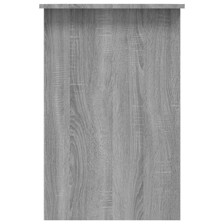 skrivebord 100x50x76 cm konstrueret træ grå sonoma-eg