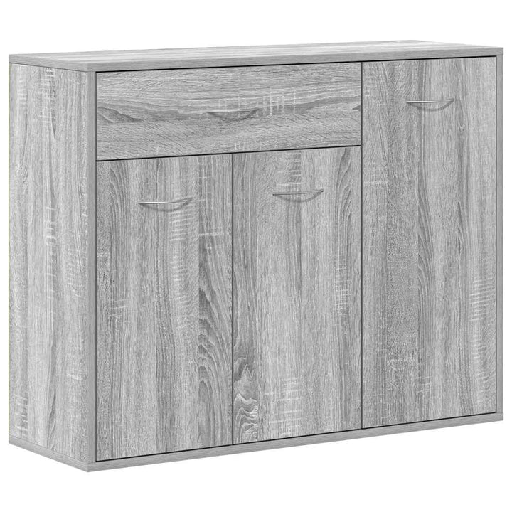 skænk 88x30x70 cm konstrueret træ grå sonoma-eg
