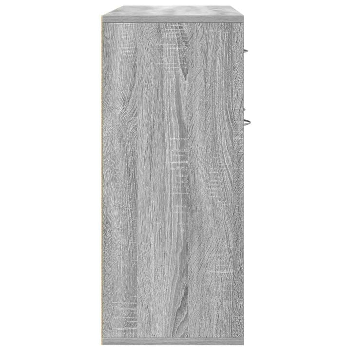 skænk 88x30x70 cm konstrueret træ grå sonoma-eg