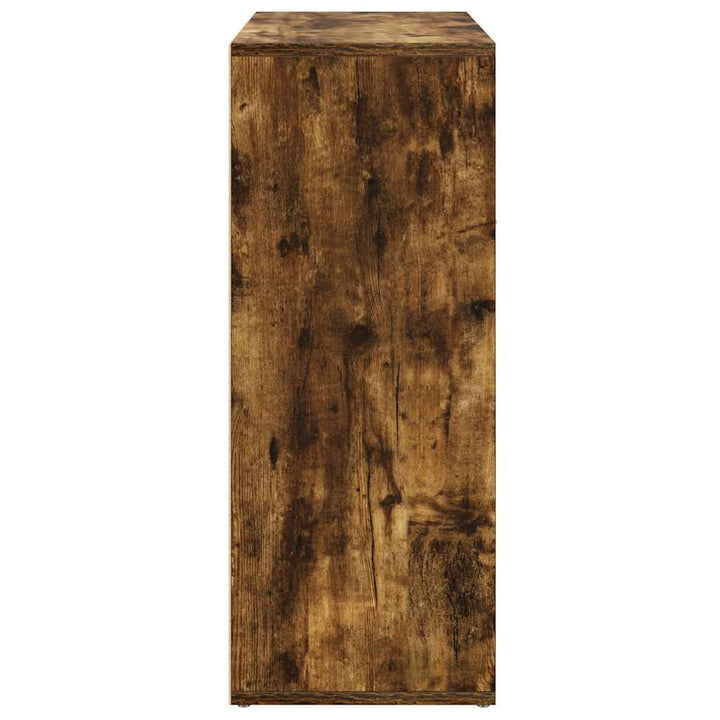 skænk 60x30x75 cm konstrueret træ røget egetræsfarve