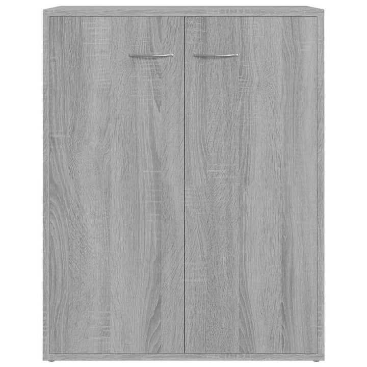 skænk 60x30x75 cm konstrueret træ grå sonoma-eg
