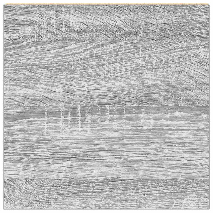 badeværelsesskab 30x30x183,5 cm konstrueret træ grå sonoma-eg