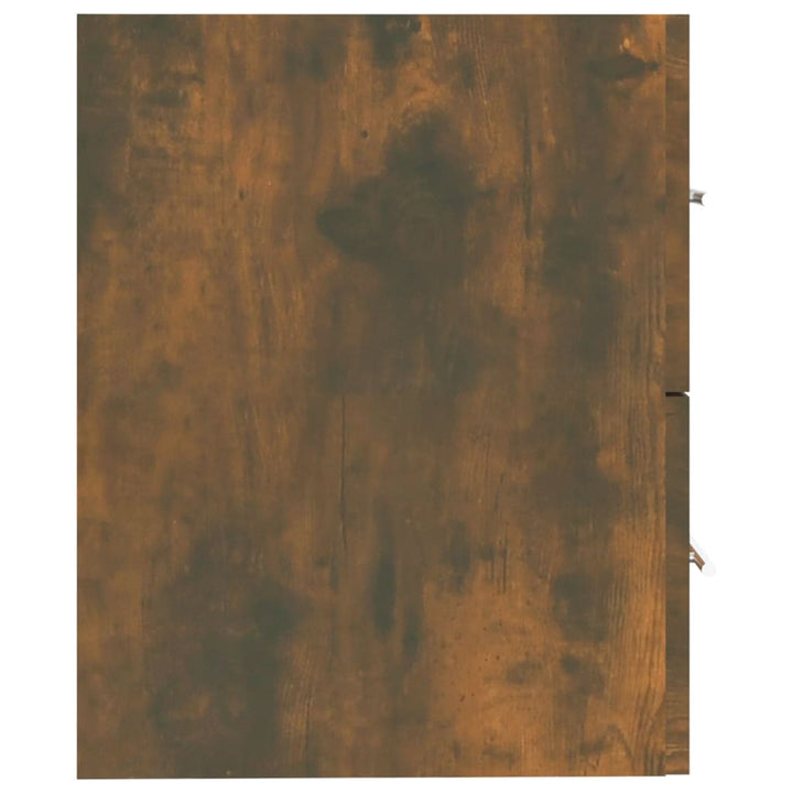 underskab 60x38,5x48 cm konstrueret træ røget egetræ