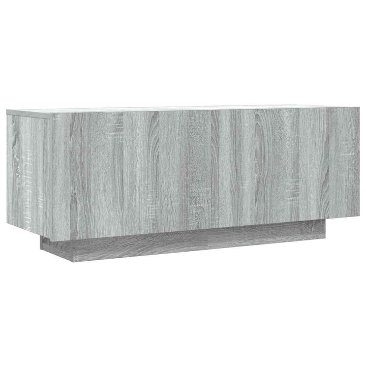tv-bord 100x35x40 cm konstrueret træ grå sonoma-eg