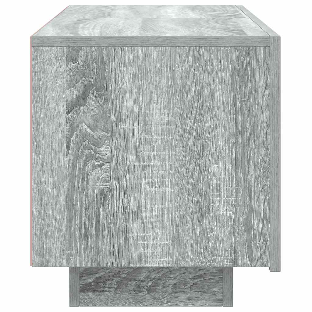 tv-bord 100x35x40 cm konstrueret træ grå sonoma-eg