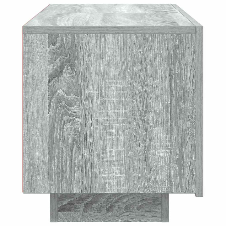 tv-bord 100x35x40 cm konstrueret træ grå sonoma-eg