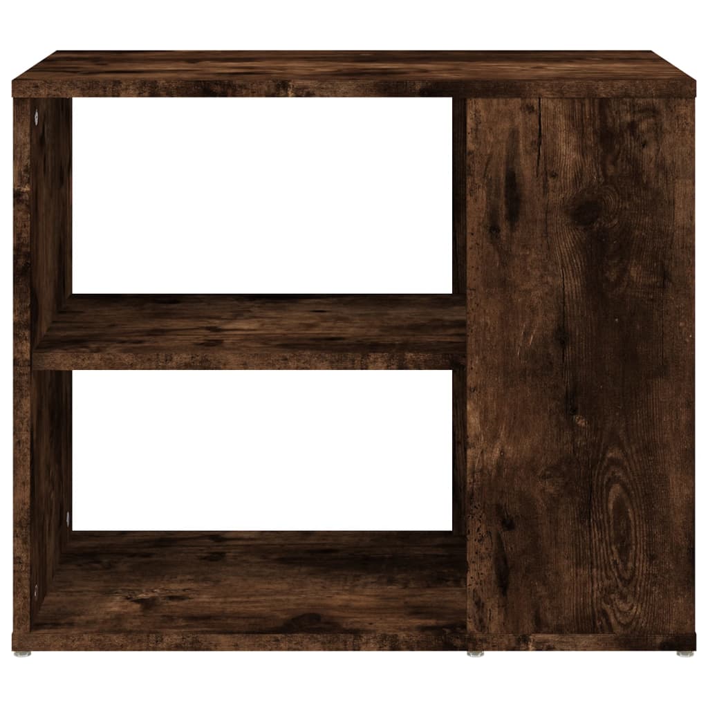 sideskab 60x30x50 cm konstrueret træ røget egetræsfarve