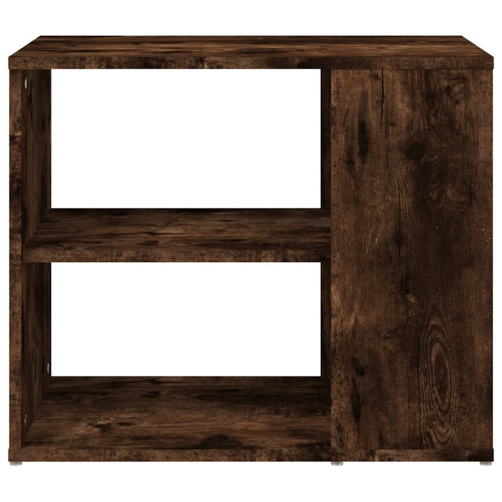 sideskab 60x30x50 cm konstrueret træ røget egetræsfarve
