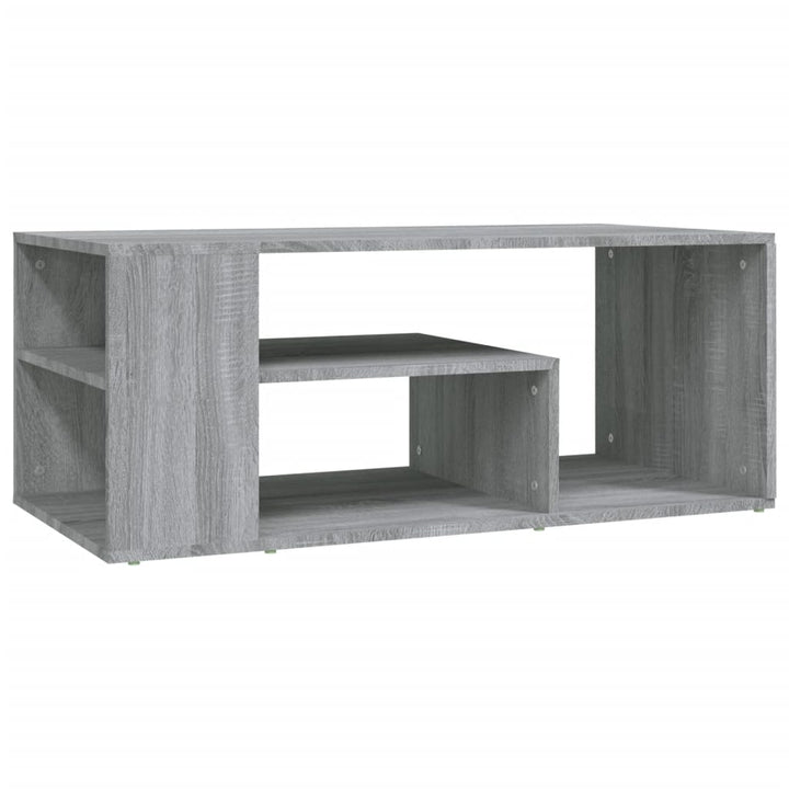 sofabord 100x50x40 cm konstrueret træ Grå sonoma-eg