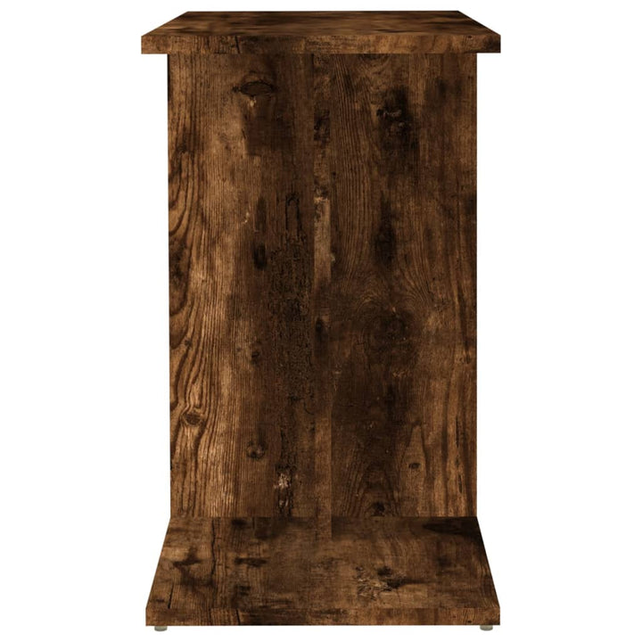 sidebord 50x30x50 cm konstrueret træ røget egetræsfarve