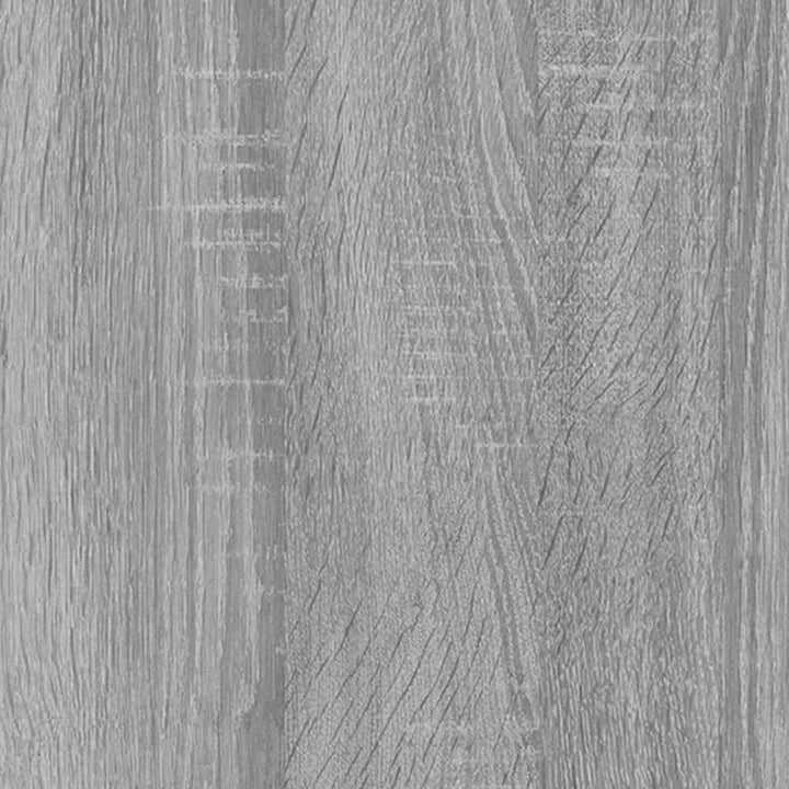 bogreol 86x25,5x140 cm konstrueret træ grå sonoma-eg