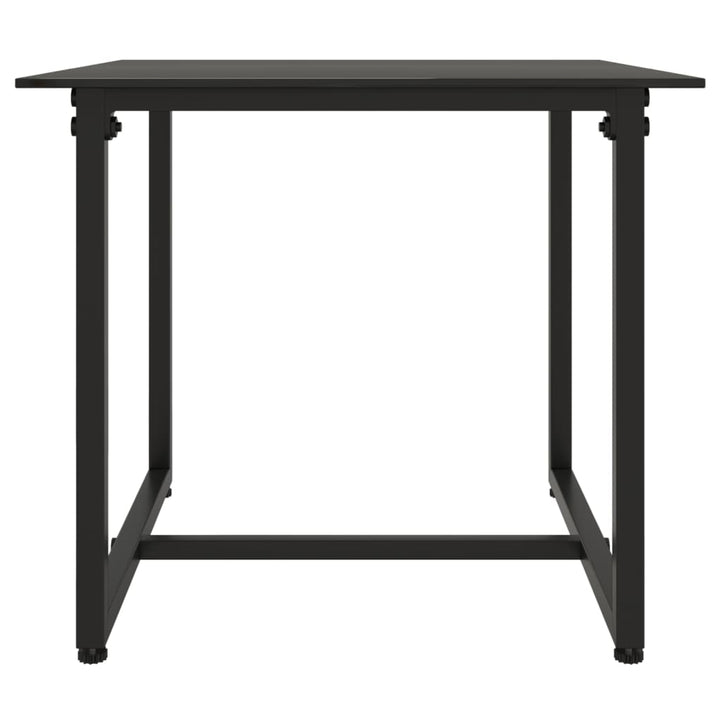 udendørs loungesæt 3 dele med hynder polyrattan sort