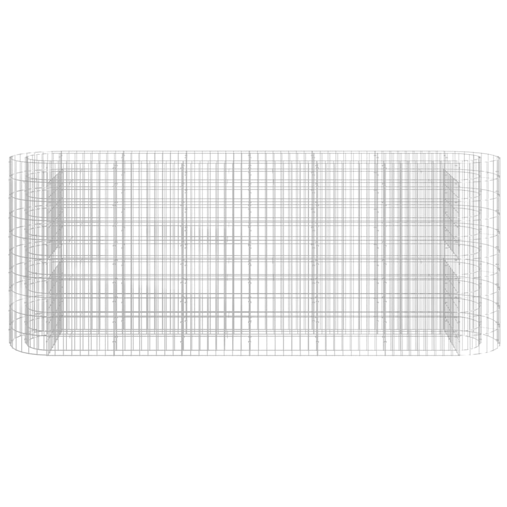 gabion-højbed 260x50x100 cm galvaniseret jern