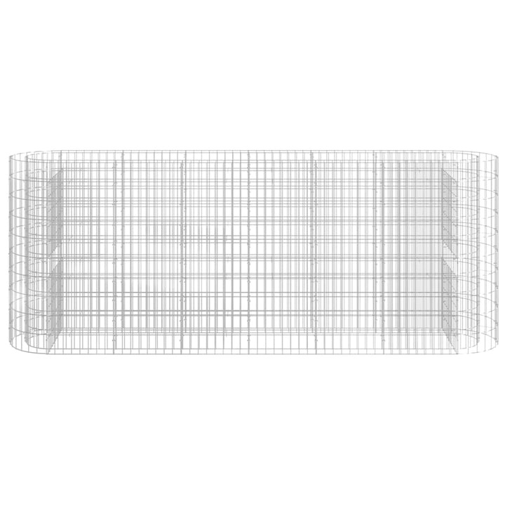 gabion-højbed 260x50x100 cm galvaniseret jern
