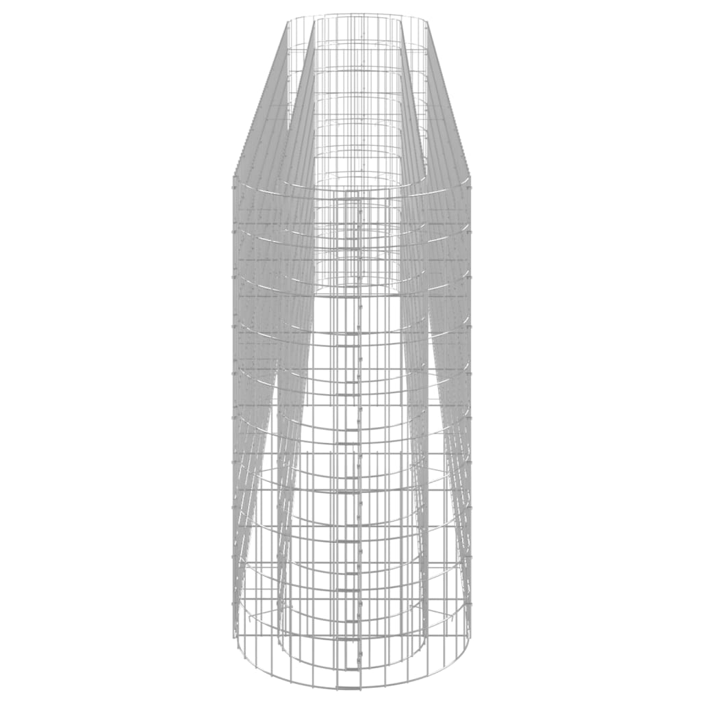 gabion-højbed 330x50x100 cm galvaniseret jern