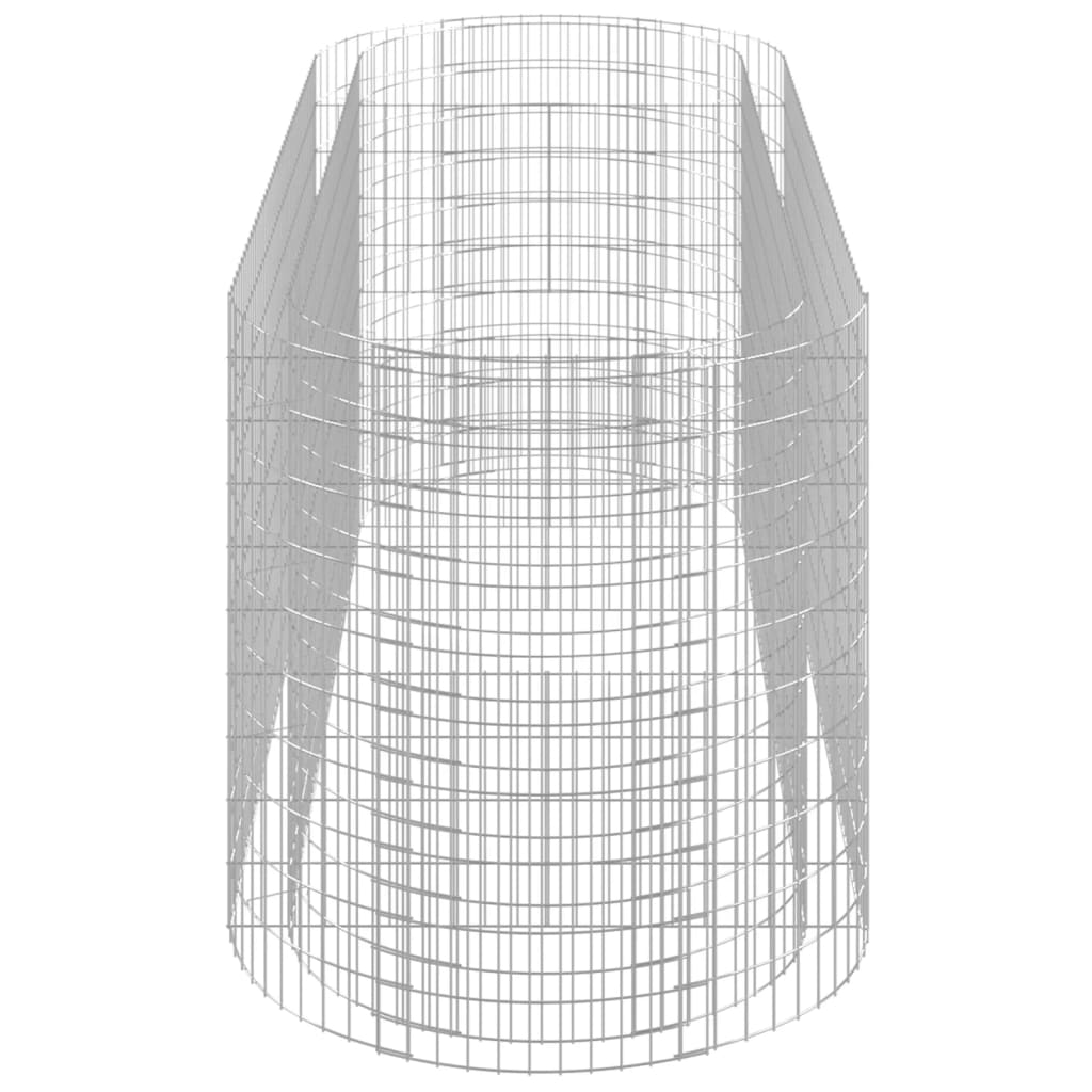 gabion-højbed 300x100x100 cm galvaniseret jern