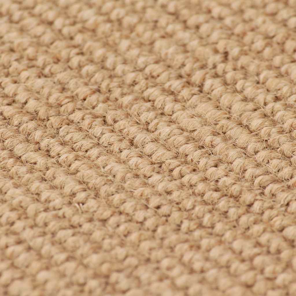 gulvtæppe med latexbagside 200x300 cm jute