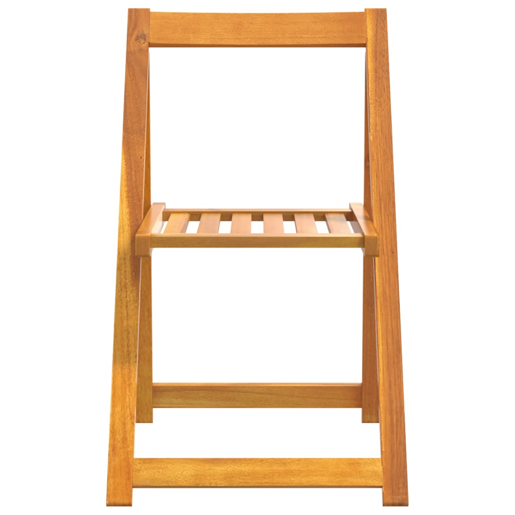foldbare havestole 6 stk. massivt akacietræ