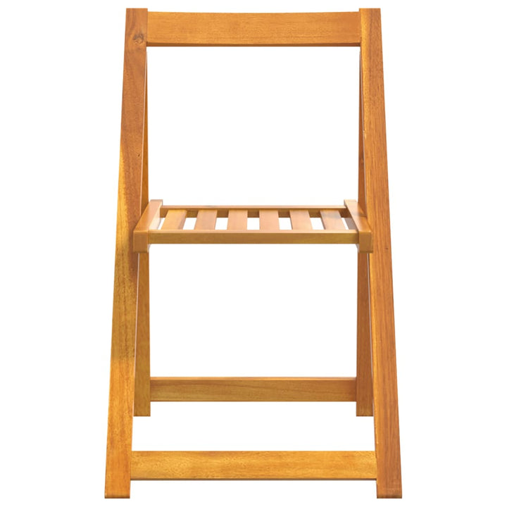 foldbare havestole 6 stk. massivt akacietræ