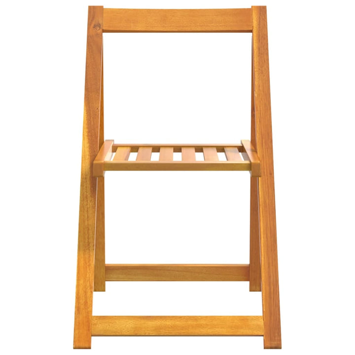 foldbare havestole 8 stk. massivt akacietræ