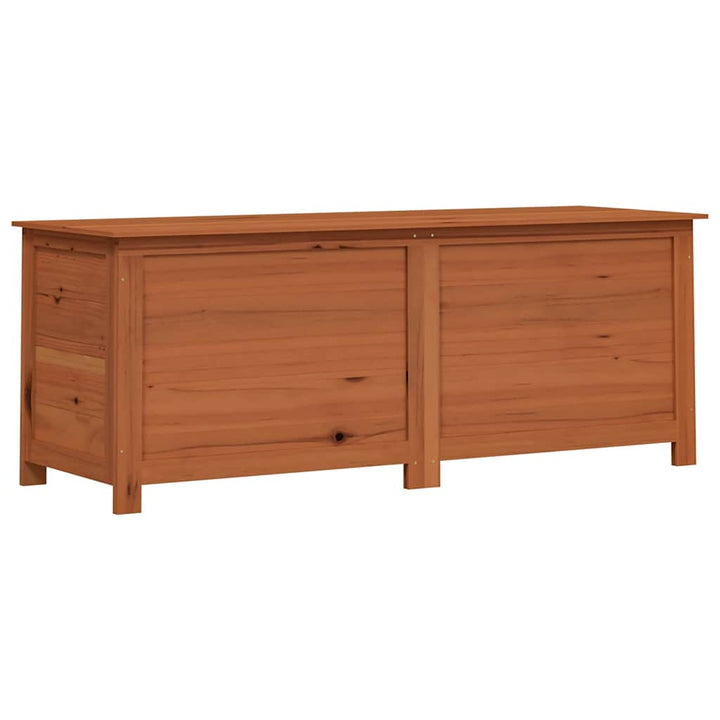 udendørs hyndeboks 150x50x56 cm massivt grantræ brun