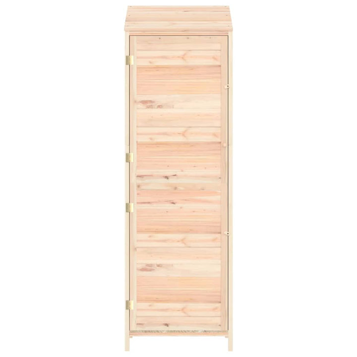 haveskur 55x52x174,5 cm massivt fyrretræ