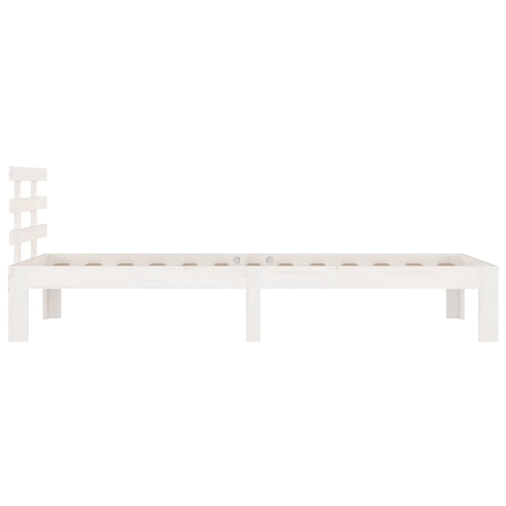sengeramme 75x190 cm Small Single massivt træ hvid
